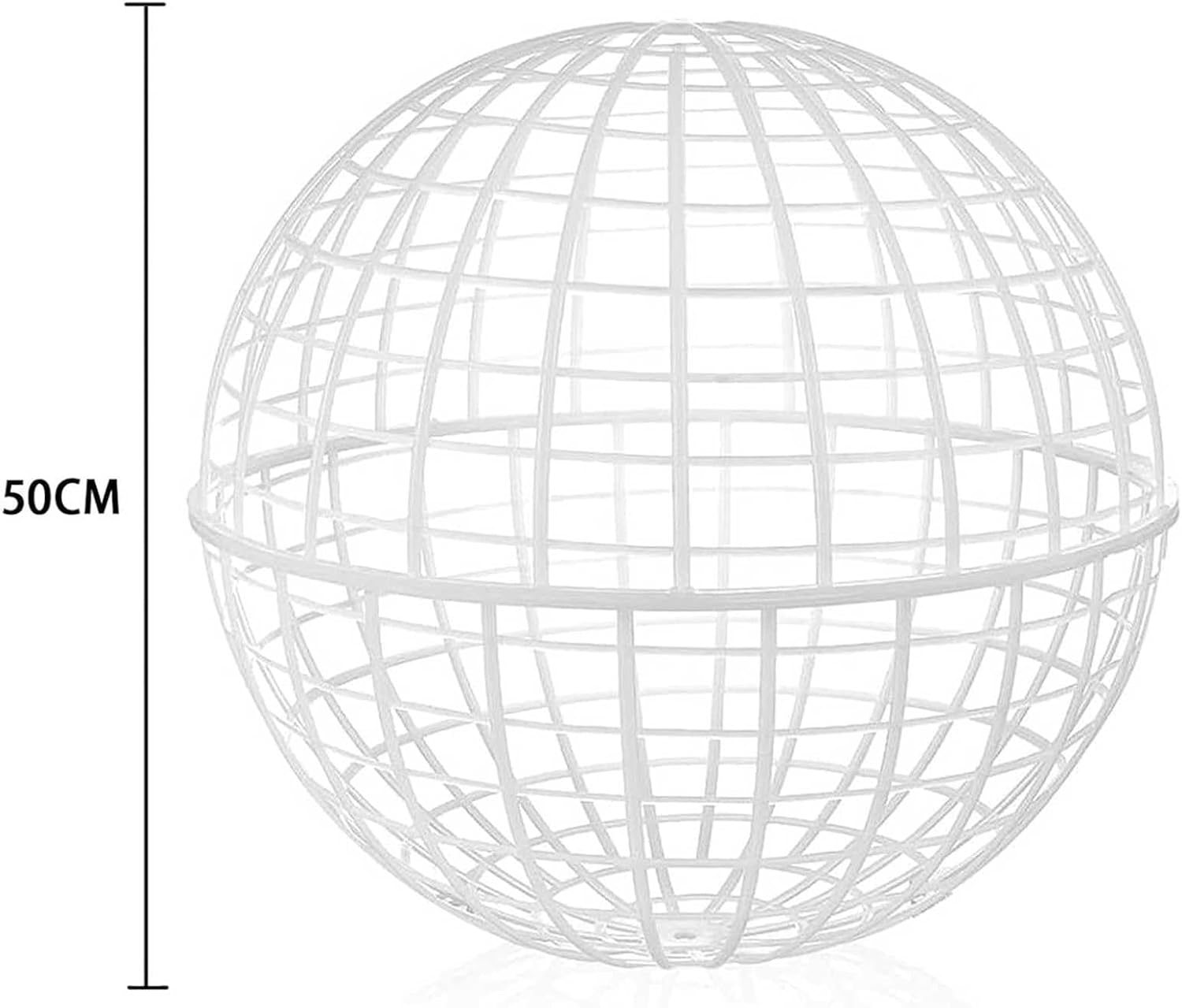 3Pcs Ball-Shaped Movable Chicken Cage, 50cm Large Size Rollable Round Plastic Chicken House for Outdoor, Prevents Dog Bites and Horse Trampling