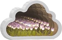 luolety LED Tükrös Felhő Lámpa 20 Tulipánnal - Lila Asztali Éjjeli Fény, Kézműves Dekoráció Hálószobába, DIY Ajándék Pároknak

AI: I've crea 1