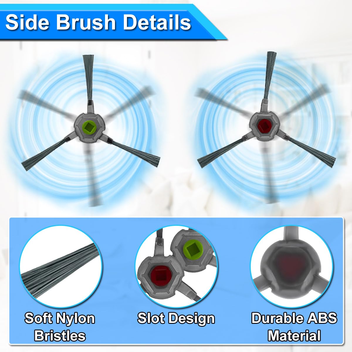 Pièces De Rechange Pour Aspirateur Robot ECOVACS Avec Brosse Latérale