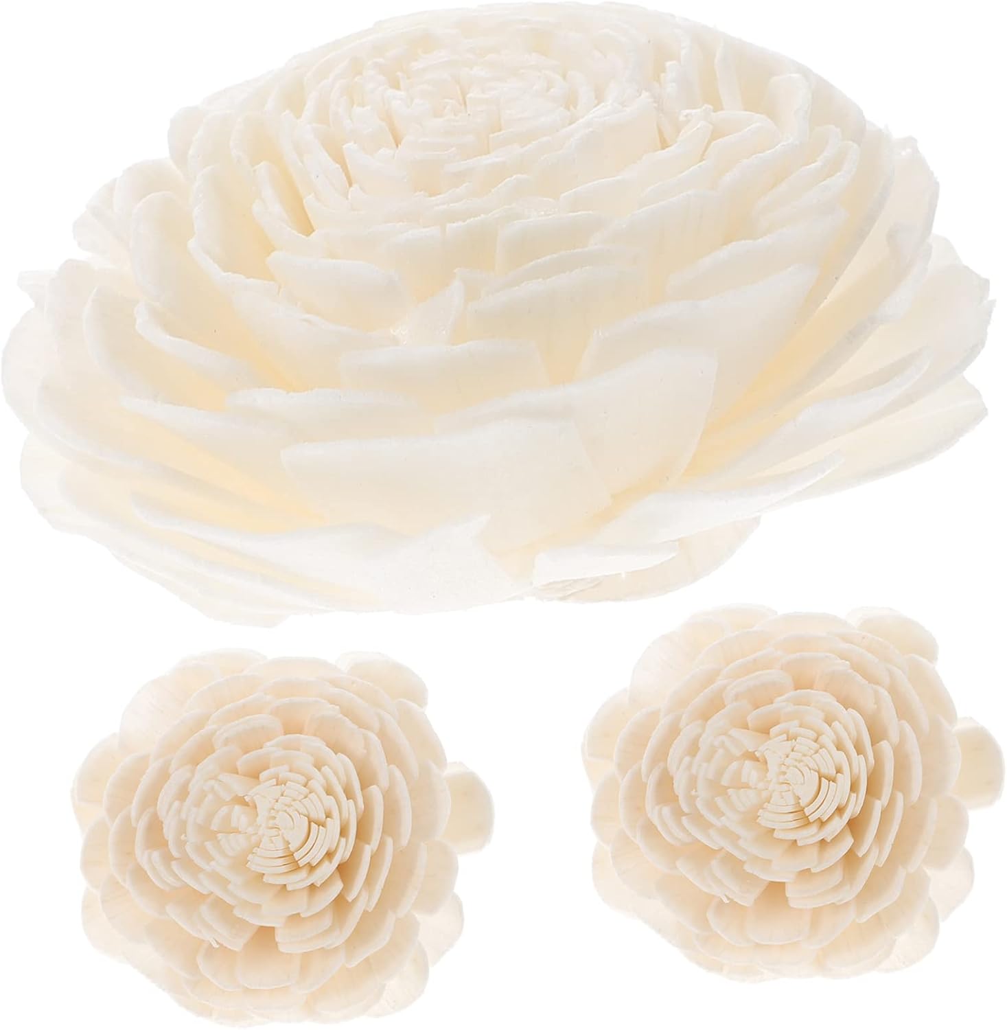 3Pcs Dried Flower Aromatherapy Decor Handmade Emulation Plant Home Accessory for Warm Atmosphere for Flower Arrangements and Home Decorations