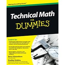 Technical Math For Dummies For Dummies Series