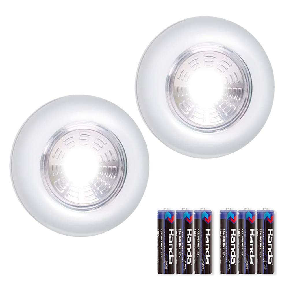 Buy 2 Pack LED BatteryPowered Wireless Night Light Stick Tap Touch