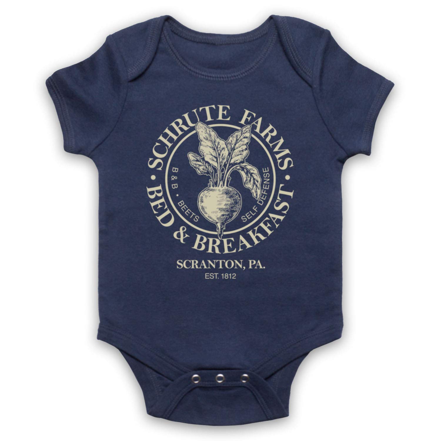 My Icon Art & ClothingOffice Schrute Farms Bed & Breakfast Comedy TV Baby Grow