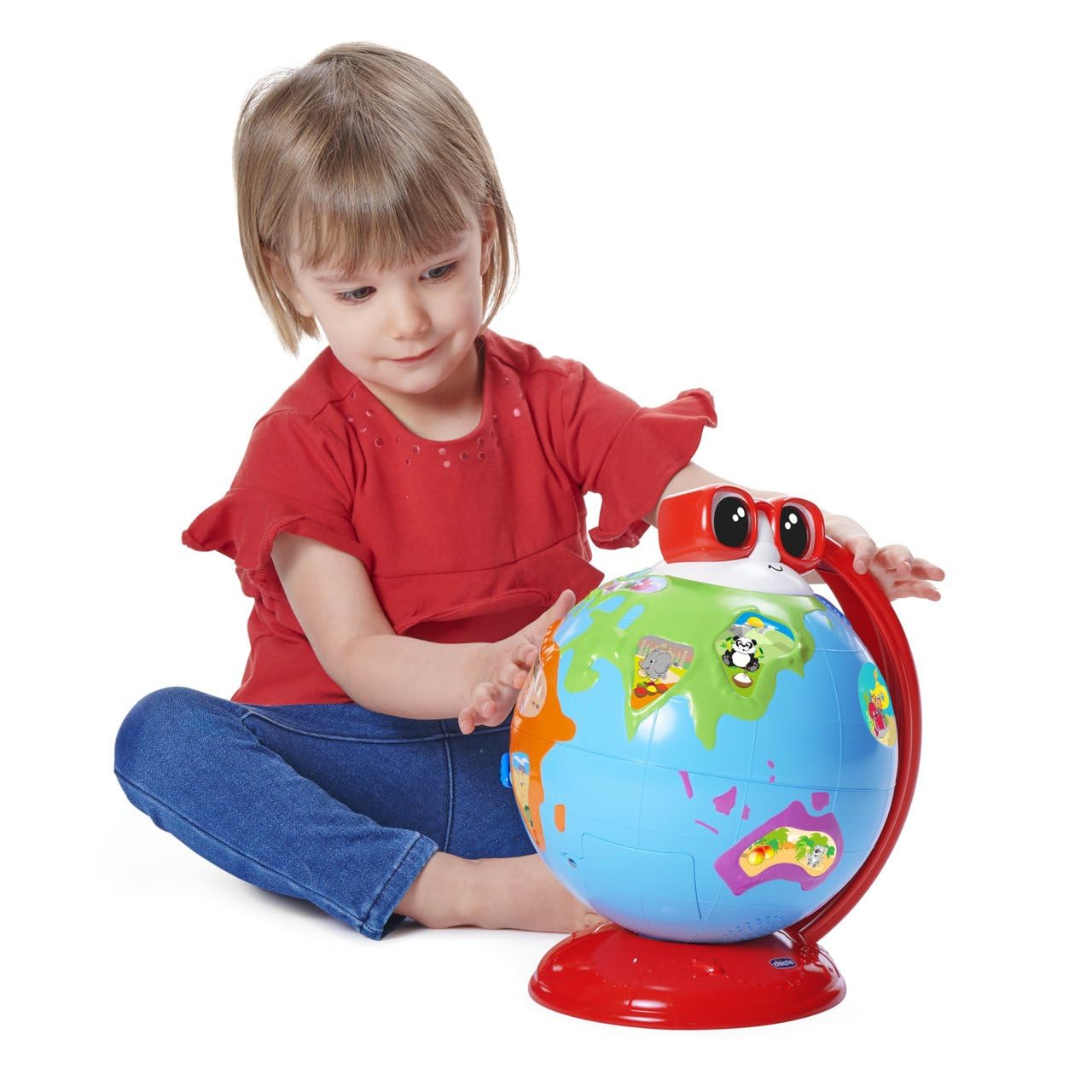 Chicco Palloncino Terracheo, Giocattolo Educativo Parlante, Per Imparare Geografia, Musica e Curiosità del Mondo, Flora e Fauna, +300 Frasi e Concorsi Canzoni, Metodo Montessori