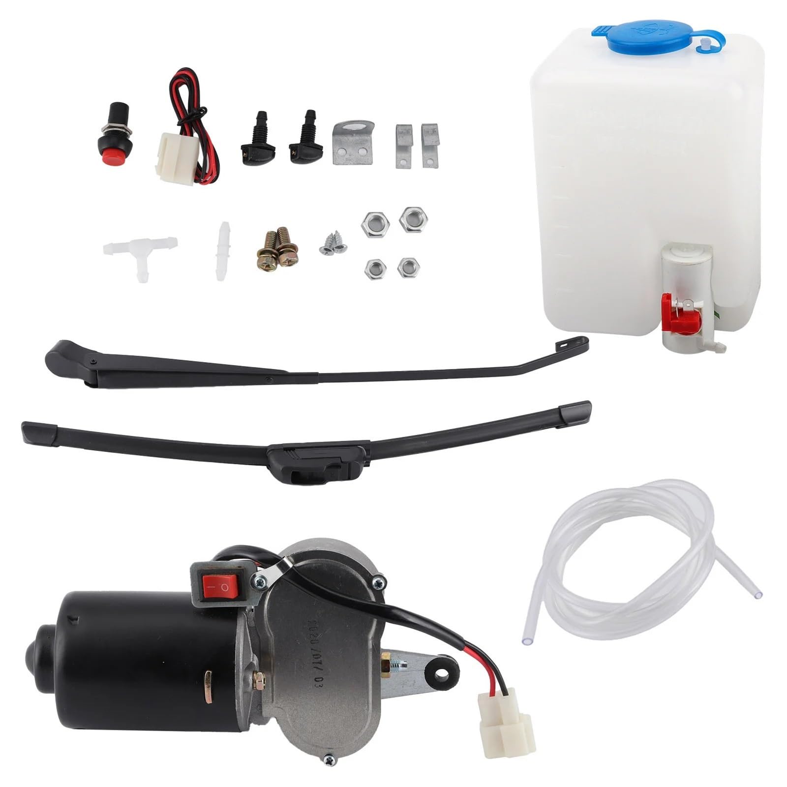 válvula limpiaparabrisas Kit de limpiaparabrisas eléctrico universal para coche. Piezas de repuesto y accesorios para UTV y ATV.