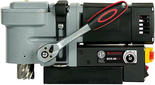 Prensa de taladro magnética - Máquina de perforación portátil de 9.5 A con capacidad de corte anular de 1 9/16" y función de roscado - ECO.36+/T