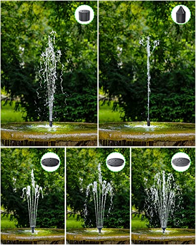 Biling Solar Water Fountain For Bird Bath, 3.5W Solar Water Pump Outdoor With 10Ft Cable, 4Ft Tubing, Solar Pond Pump For Birdbath, Garden Small Ponds And Fish Tank #TOP3