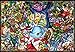 1000 piece jigsaw puzzle-pure white Alice in Wonderland story stained glass (51x73.5cm)