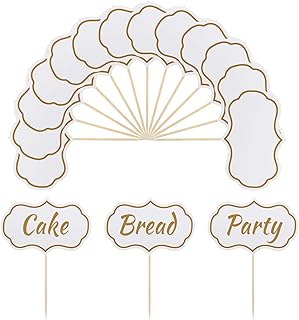 50 Pcs Cheese Markers Charcuterie Labels Chalkboard Cupcake Picks Blank Toothpick Flags Food Toppers Tags for Party Buffet Wedding Birthday Cake Signs Sandwich Appetizer Decorations Accessories