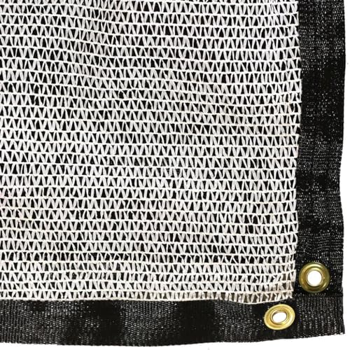Be Cool Solutions 40% White Outdoor Sun Shade Canopy: UV Protection Shade Cloth| Lightweight, Easy Setup Mesh Canopy Cover with Grommets| Sturdy, Durable Shade Fabric for Garden, Patio & Porch 12'x12'