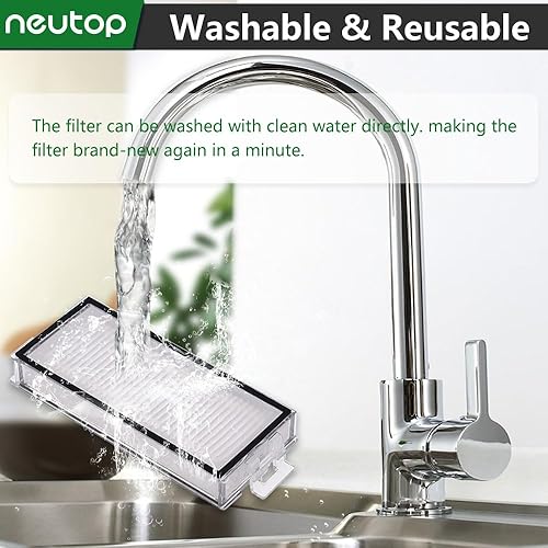 Miniatura 5 de Neutop Filtros de repuesto compatibles con Roborock Q5 Pro/Pro+/Max +, Q5 DuoRoller+, Q7, Q7+, Q7 Max/Max+, Q8 Max/Max+, robot aspirador y