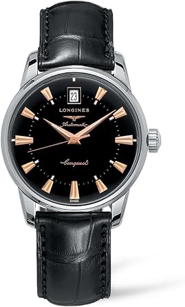 Longines orologio uomo Conquest Heritage 35mm acciaio automatico L1.611.4.52.2