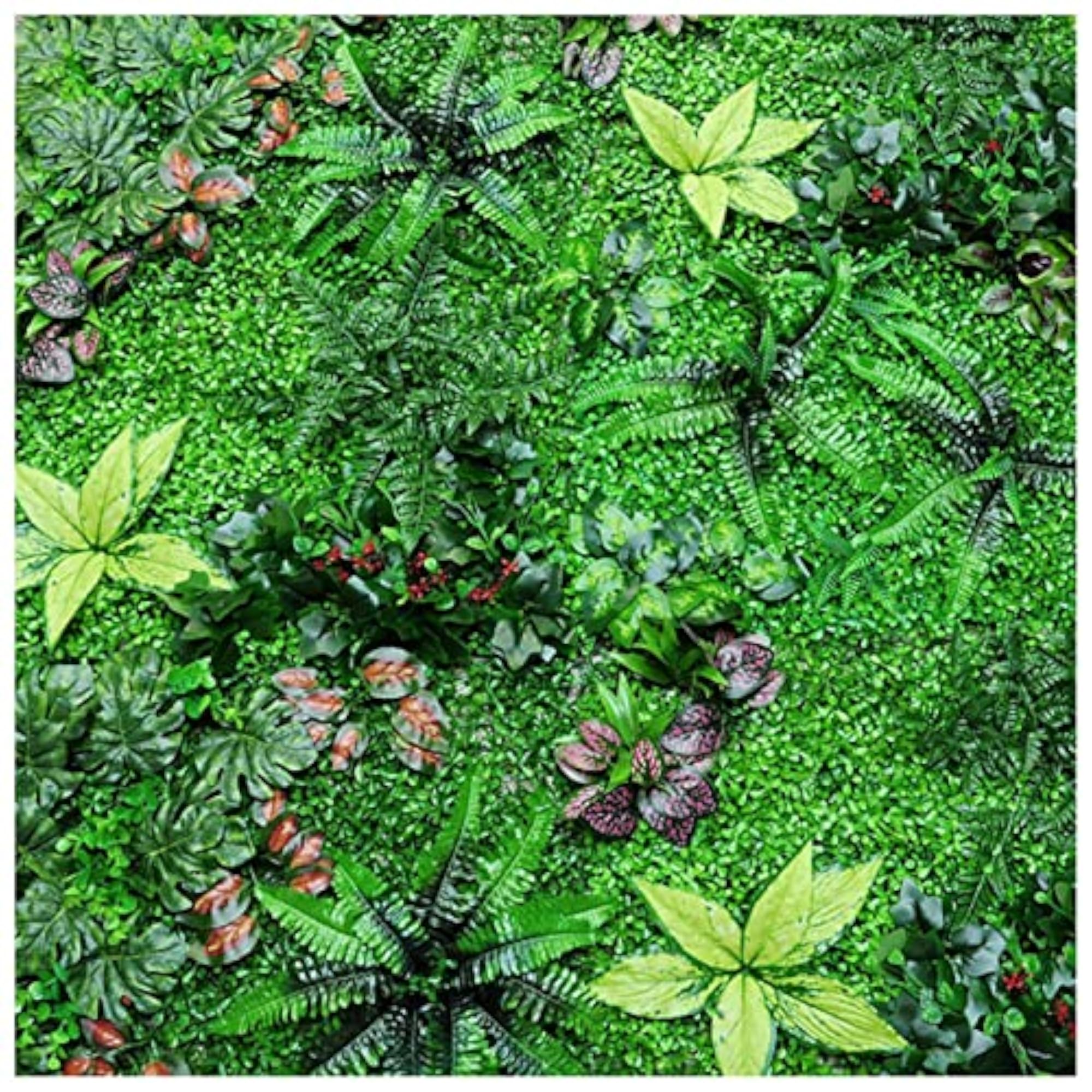 Artificial Plants Wall Topiary Greenery Mat Wall Backdrop Decor 40X60cm