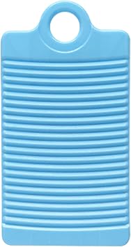 MAOYE Plastic Mini Washboard Washing Board for Kids Shirts Clean Laundry Lime Washboard for Laundry blue