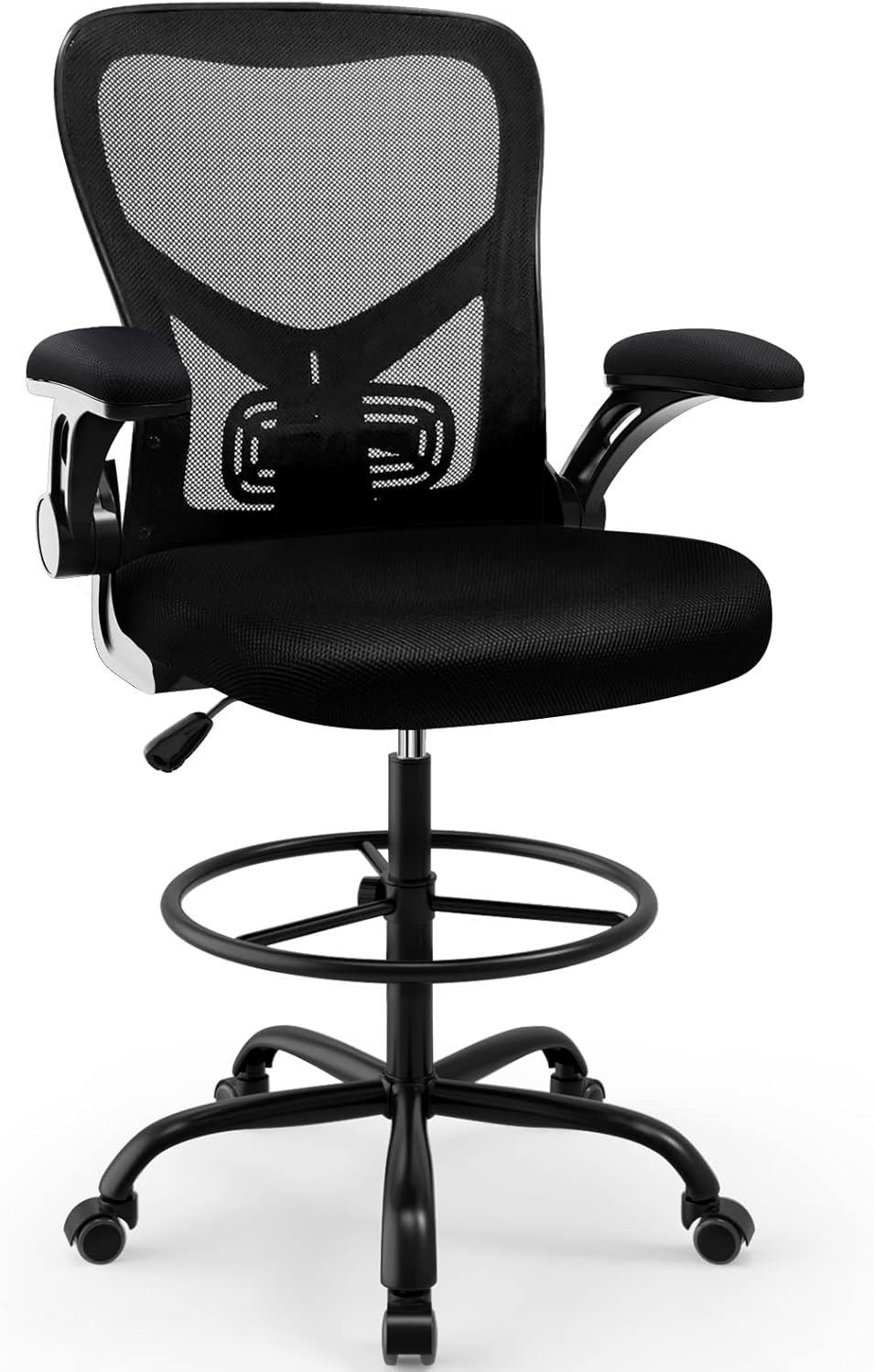 Drafting Chair Tall Office Chair, Standing Desk Chair with