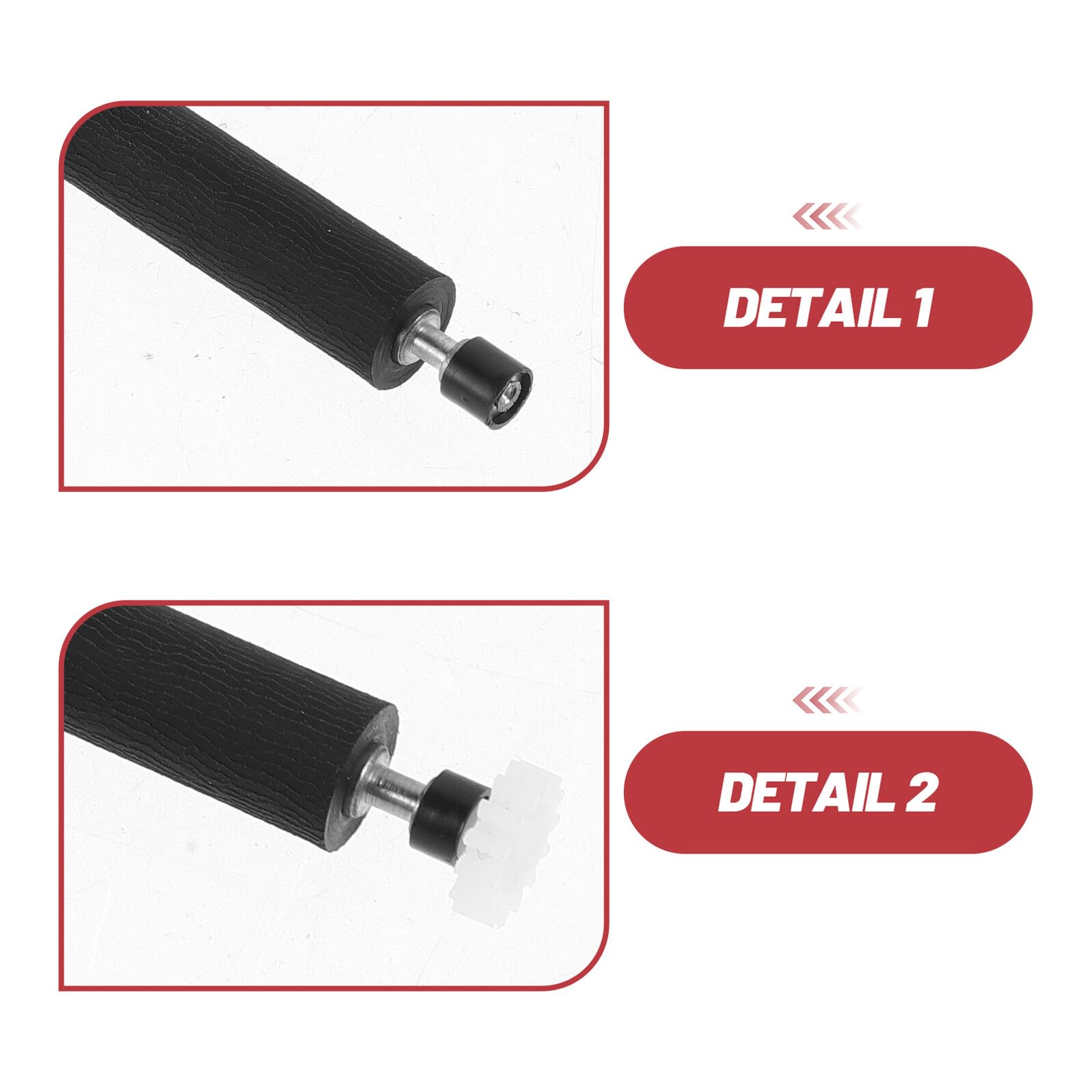 Ricambio Albero Rullo Stampante Termica 6,4 Cm 14 Denti Rullo Carta per Ricevute e Etichette Accessorio Ufficio Compatibile Stampanti Pos