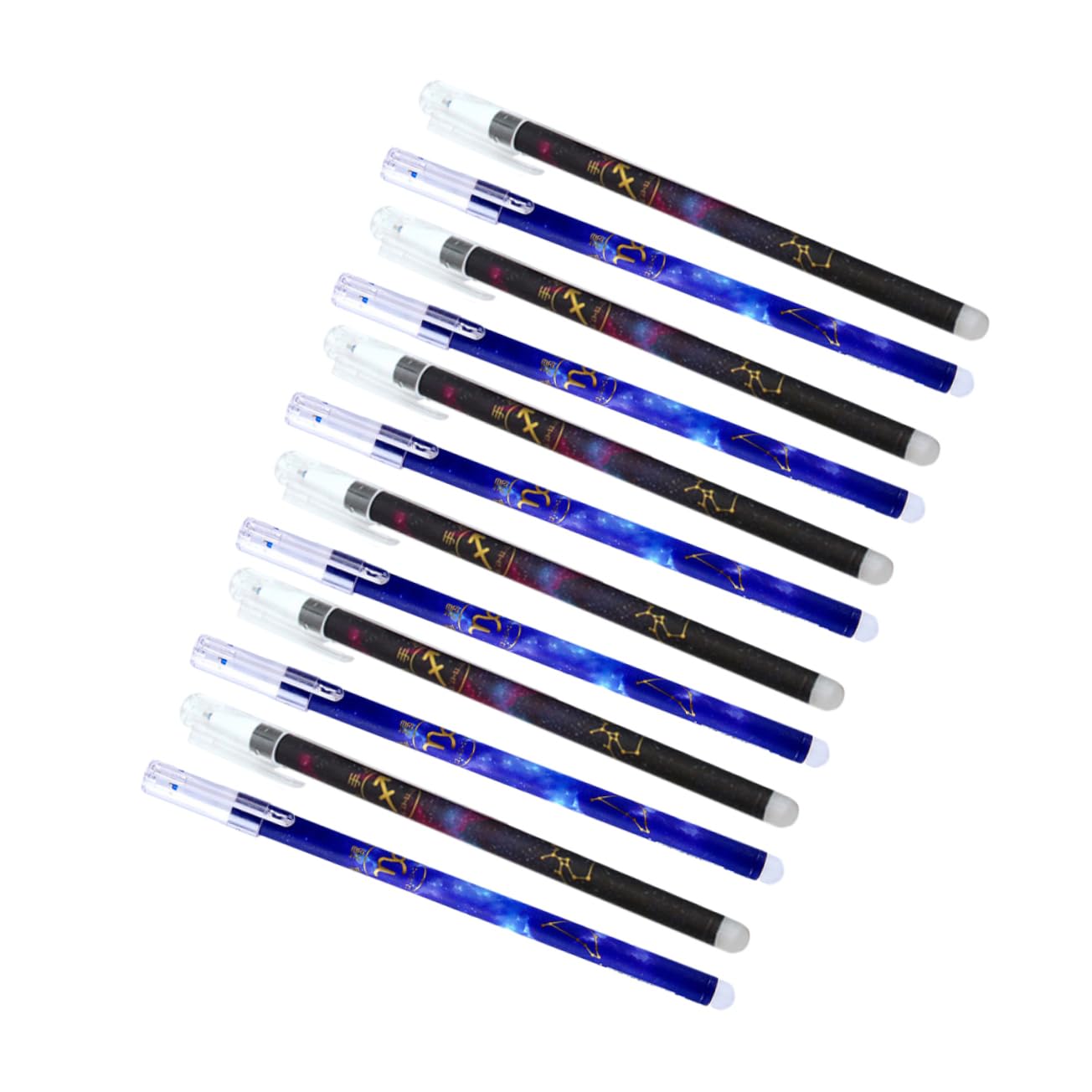 STOBOK 24pezzi Penne Gel Cancellabili Termosensibili Per Studenti Design Elegante Per Scrittura e Artigianato Confezione Pratica Per Scuola e Ufficio