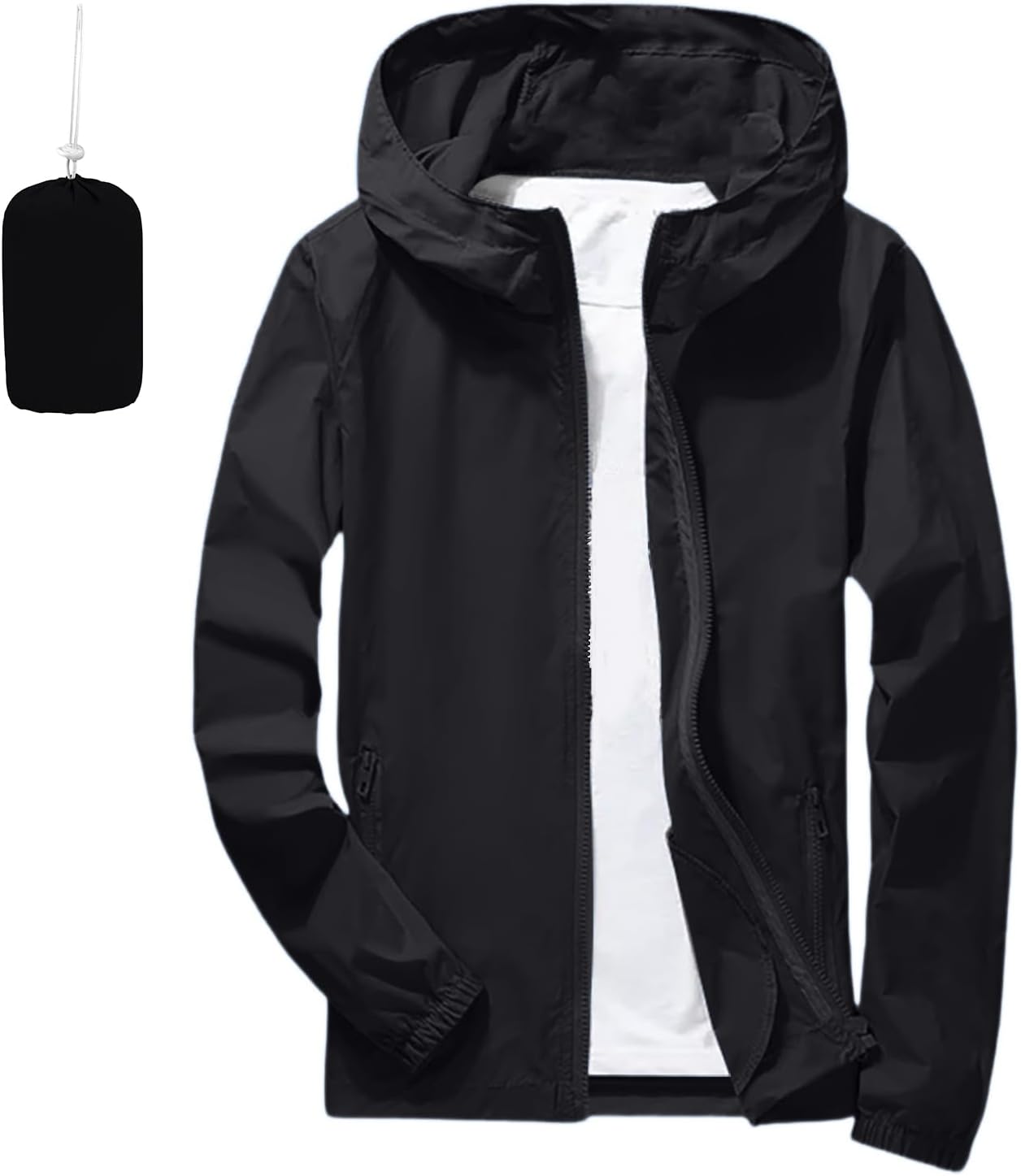 Mens Womens Hooded Sun Jacket Quick Dry Breathable Fishing Hiking Outdoor
