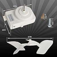 Vista 4 de W10124096 - Kit de motor de ventilador de condensador para refrigerador, compatible con Whirlpool, Kenmore, reemplaza: AP4318657 2315558 PS1957416