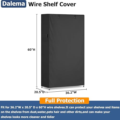 Miniatura 3 de Funda plegable para estantes, resistente al agua, a prueba de polvo, plegable, para estanterías gruesas y duraderas para estante organizador