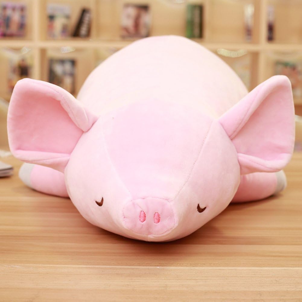 Stuffed Plush Pig Animal Toy 20 Inches Pink Piggy Animal Stuffed Plushies Super Soft Cute Cuddly Pillow Cushion Stuff Dolls Gifts for Children Kids Boys Girls Room Decor Bed Nursery, 20Inches - Image 4