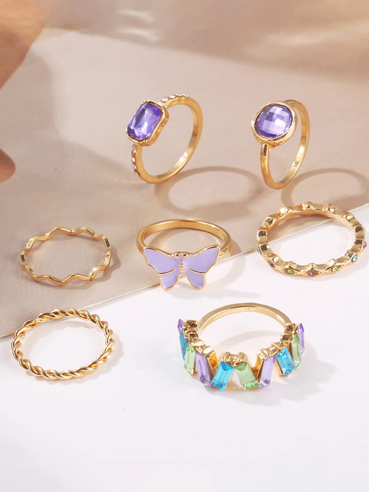 Plated Style Finger Rings