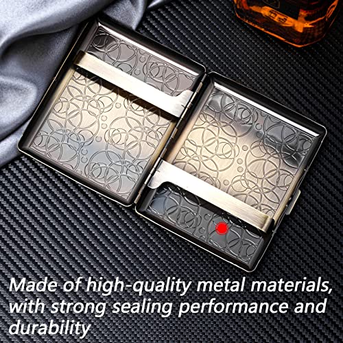 Goshentech Retro Metal Case,Plated Bronze,20 Capacity,For Men And Women (Bronze,100Mm King Size) #TOP2