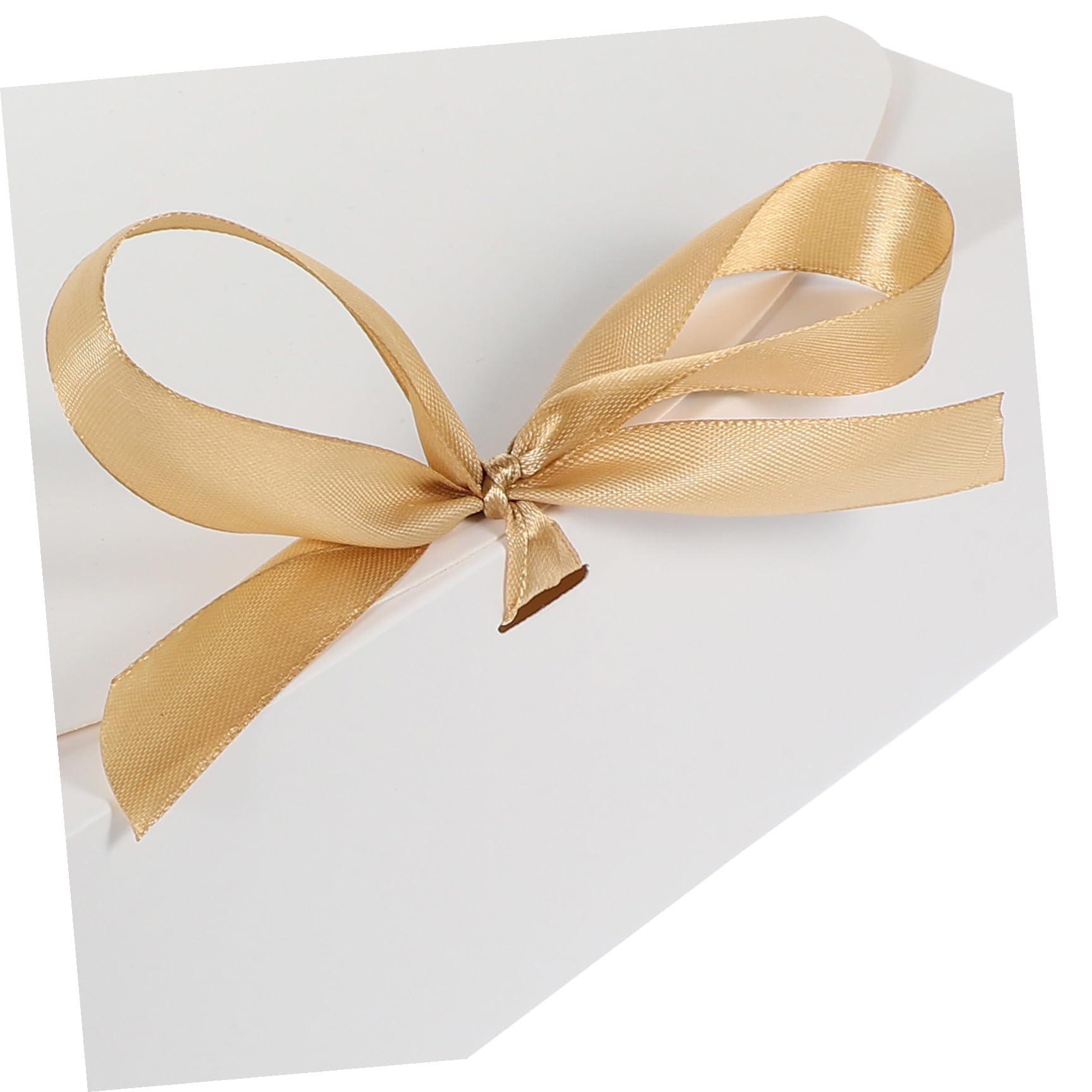 ibasenice 10 Stück Faltbare Geschenkbox mit Schleife Karton Geschenkverpackung Weiße Braut Antragsbox mit Klappdeckel Vielseitige Party und Hochzeitsgeschenk Schachtel aus Stabilem Karton