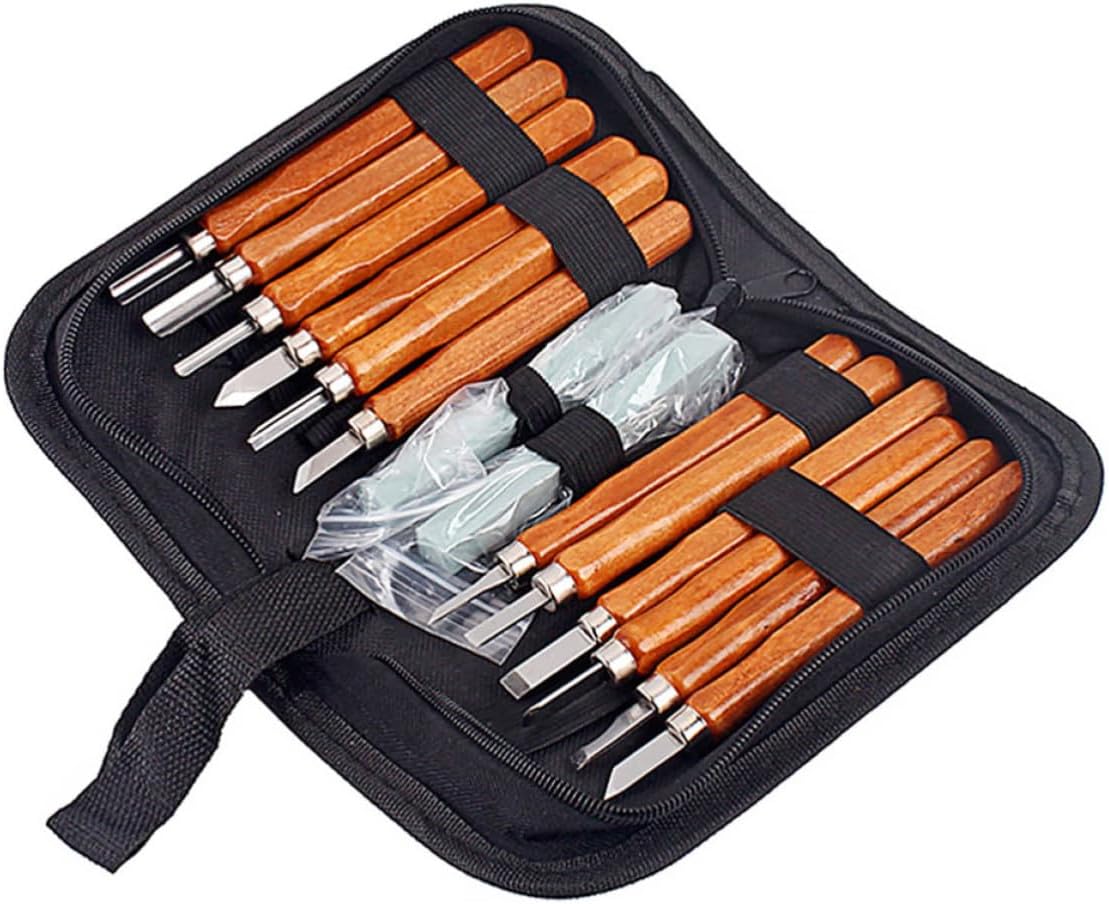 Wood Carving Tools Set for Beginners, Whetstone Kit
