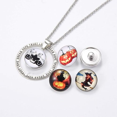 Miniatura 2 de Juego de 20 dijes de joyería a presión de cristal, accesorios de bricolaje para manualidades, costura, arcade, mujeres (broches de presión de