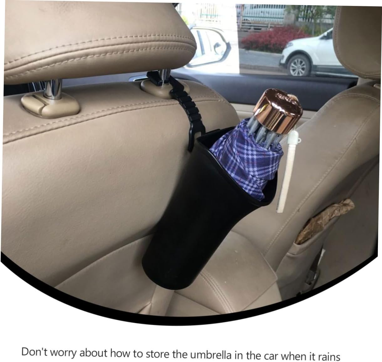 Cabilock 4pcs Umbrella Storage Barrel Car Storage Trash Can Collapsible Bucket Compact Sturdy