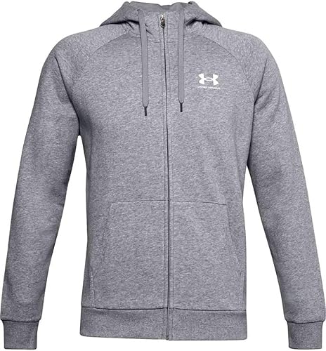 Under Armour Sudadera con capucha UA Rival Fleece con cremallera completa para hombre