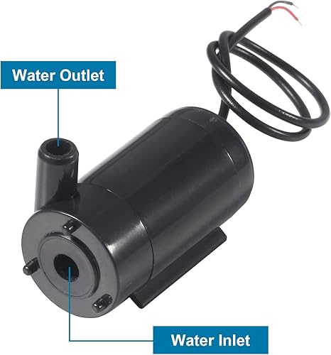 Miniatura 2 de 4 unids mini bomba de agua DC 3V 5V 120LH bajo ruido motor bomba micro sumergible mini bomba de agua peceras fuente acuario motor sin escobillas