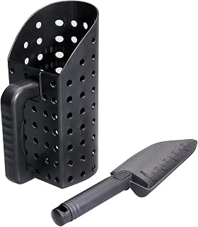Detector de Metales, Detector de Metal Scoop Scoop y Shovel Set Accesorios de la Herramienta de excavación for el Detector de Tesoros de Oro de la detección de Metal subterráneo