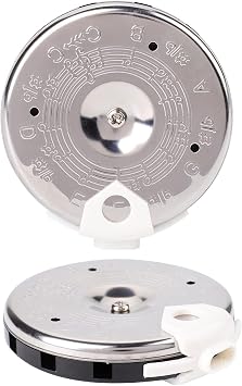 13 Tone Pitch Pipe, Sensitive Chromatic Pitch Pipe Tuner, with Storage Box, for Guitar Bass Violin Ukulele Chromatic Tuning
