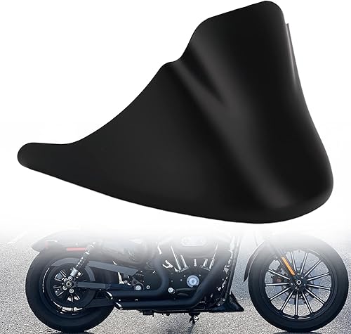 VG MOTO Alerón delantero de motocicleta, carenado de barbilla, cubierta de aire para dique de aire con soporte de montaje, repuesto para Harley