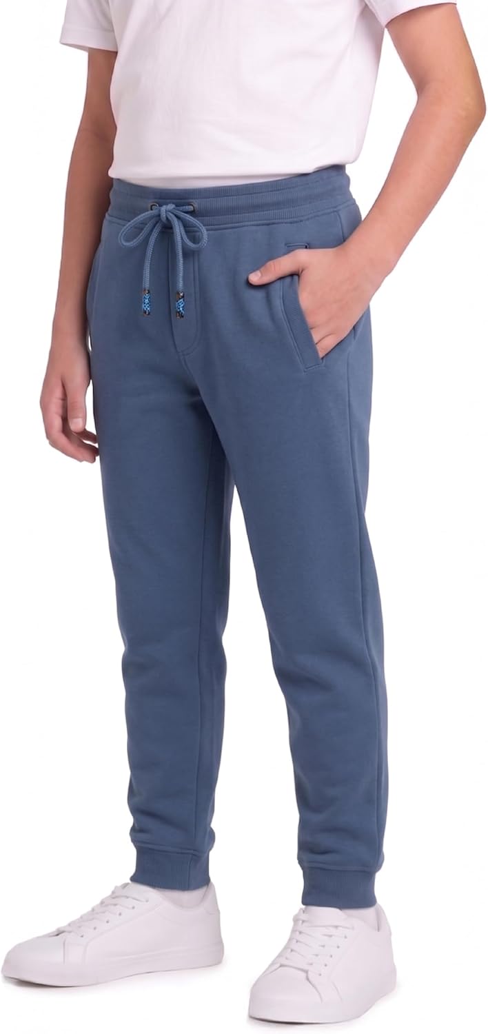 Tuff Guys Boys Sweatpants - Active Performance Fleece Boys Joggers Athletic Pants with Pockets & Drawstring Waistband (8-20)
