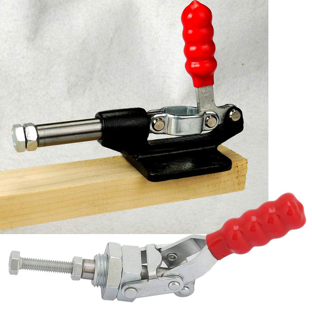 Galvanized Iron Push Pull Quick Release Toggle Clamp 100kg Clamping Force for Welding and Inspection Tools