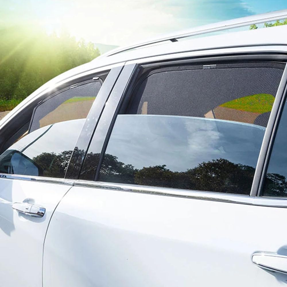 Tendine Parasole Auto per MG ZS EV SUV 2017-2023, Finestrini Laterali Posteriore Tende Oscuranti Vetri Block Raggi UV Protegge Bambini e Animali,Whole Car 7PCS
