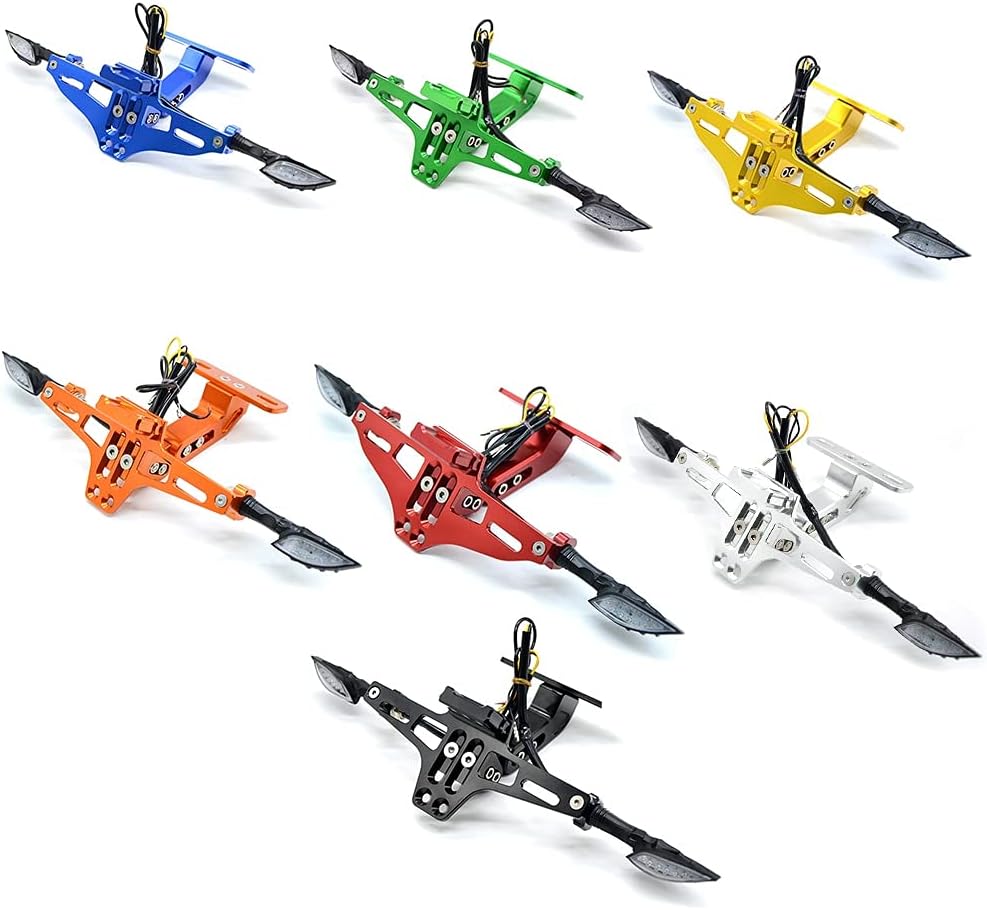 Accessories for Honda Motorcycle License Plate Bracket Licence Plate Holder Frame Number Plate CBR 1000 RR 1000RR CBR1000RR CBR 600 honet - (Color: Gold)