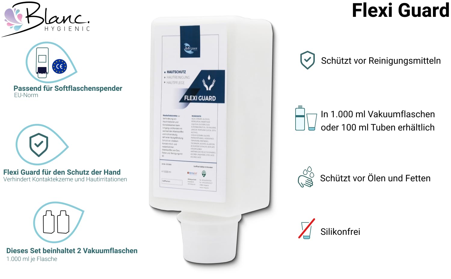 SET Tri-Spender Hautschutzsystem Komplettset | Hautschutz-Komplettset mit Tri-Spender, Füllmitteln und Hygieneplan für Werkstatt und Produktion