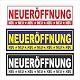  Neueröffnung – freie Farbwahl – 250x70cm - stabile 520g PVC Werbe-plane – in 3 Größen (150x50cm, 250x70cm, 300x100cm) verfügbar – P00002-013-2500x700-RV