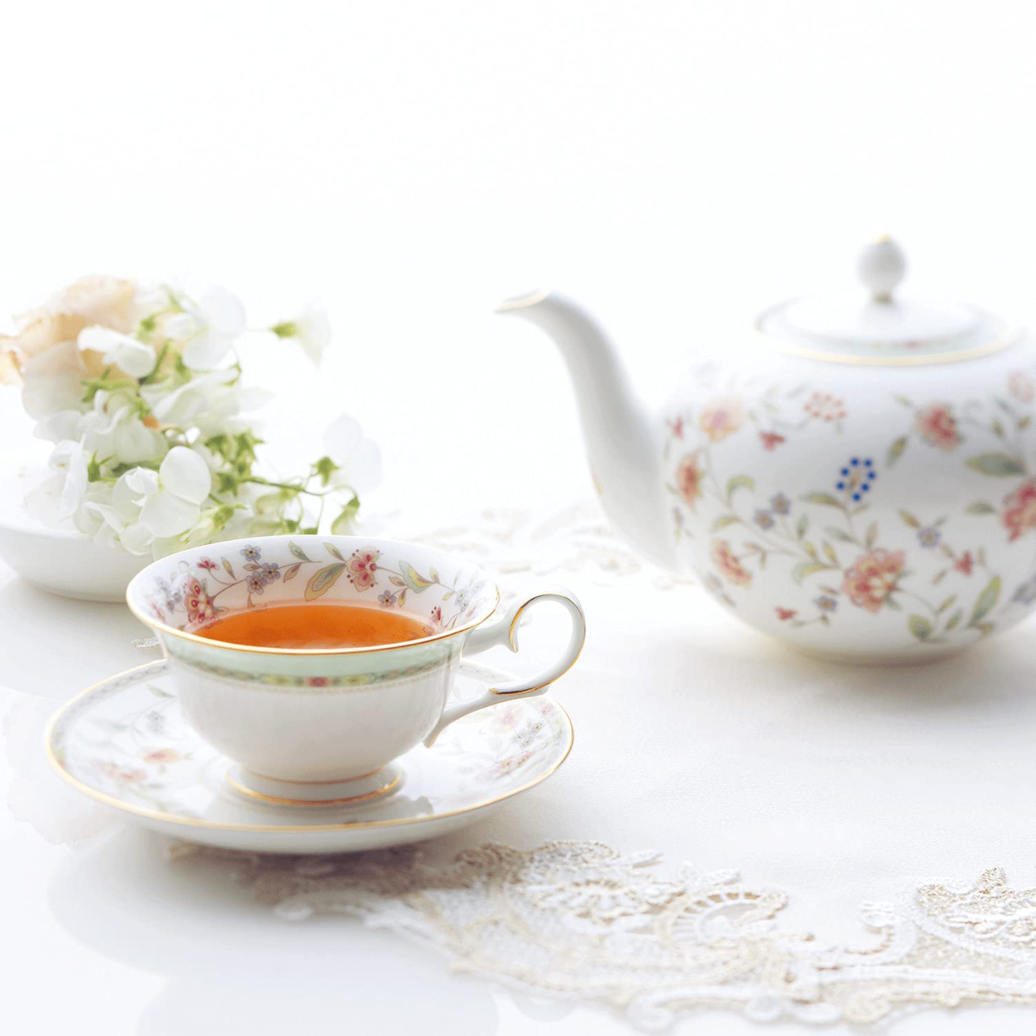 Amazon｜Noritake ノリタケ ティー ポット 1150cc プリムローズ ボーン 