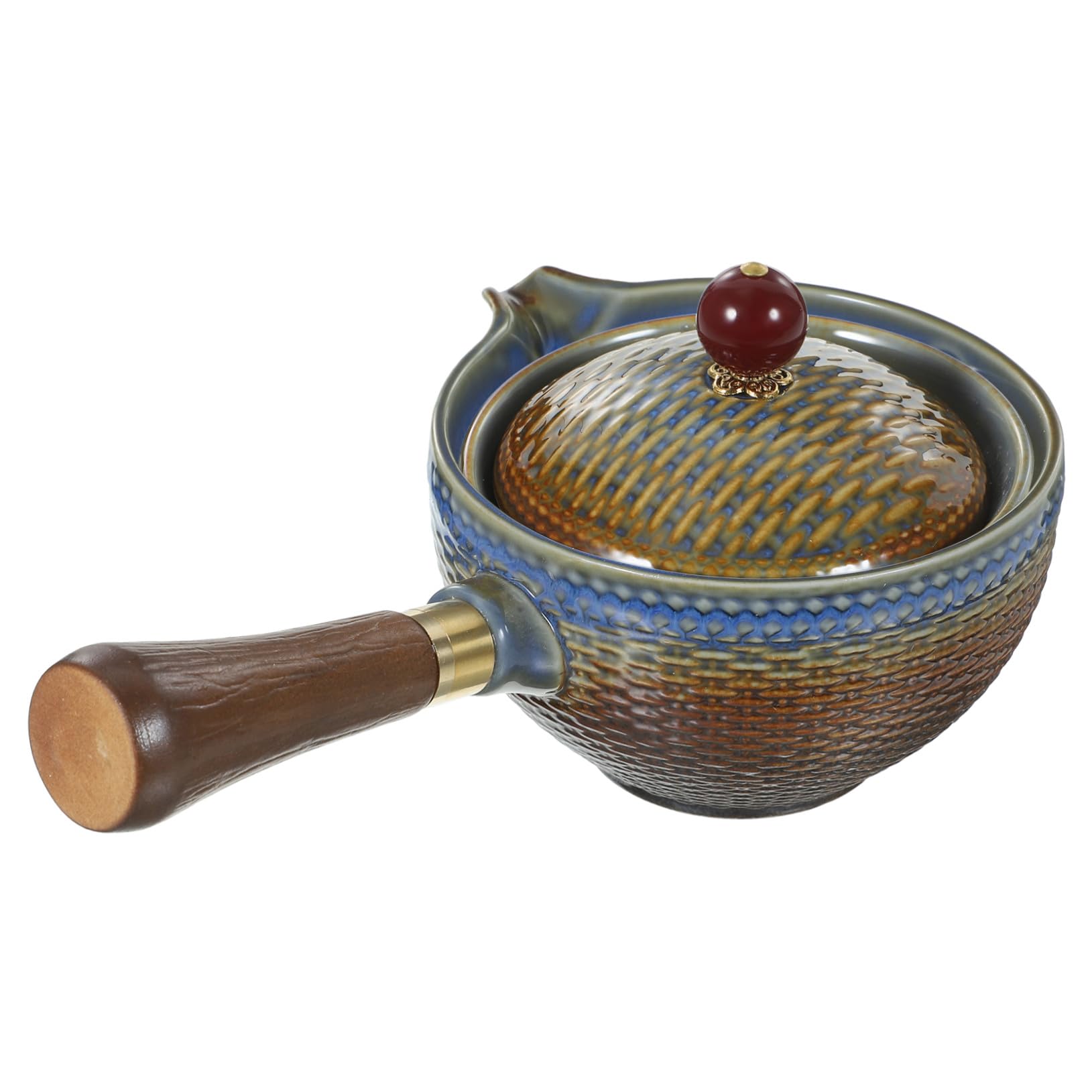 Théière céramique 360 degré décorative pour table de salon