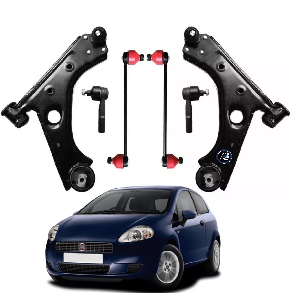 KIT 6 PEZZI BRACCI SOSPENSIONE ANTERIORE PER GRANDE PUNTO/PUNTO EVO/Mito
