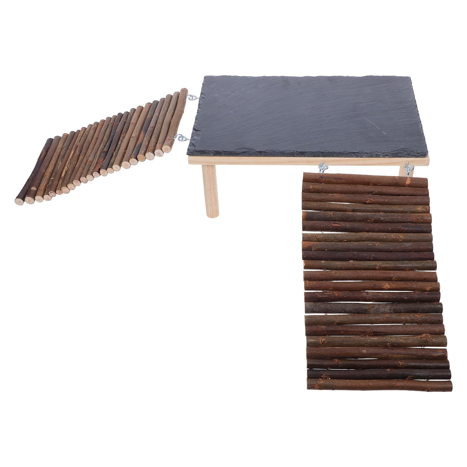 NUOBESTY Plataforma para Reptiles y Dragón Barbudo Rampa