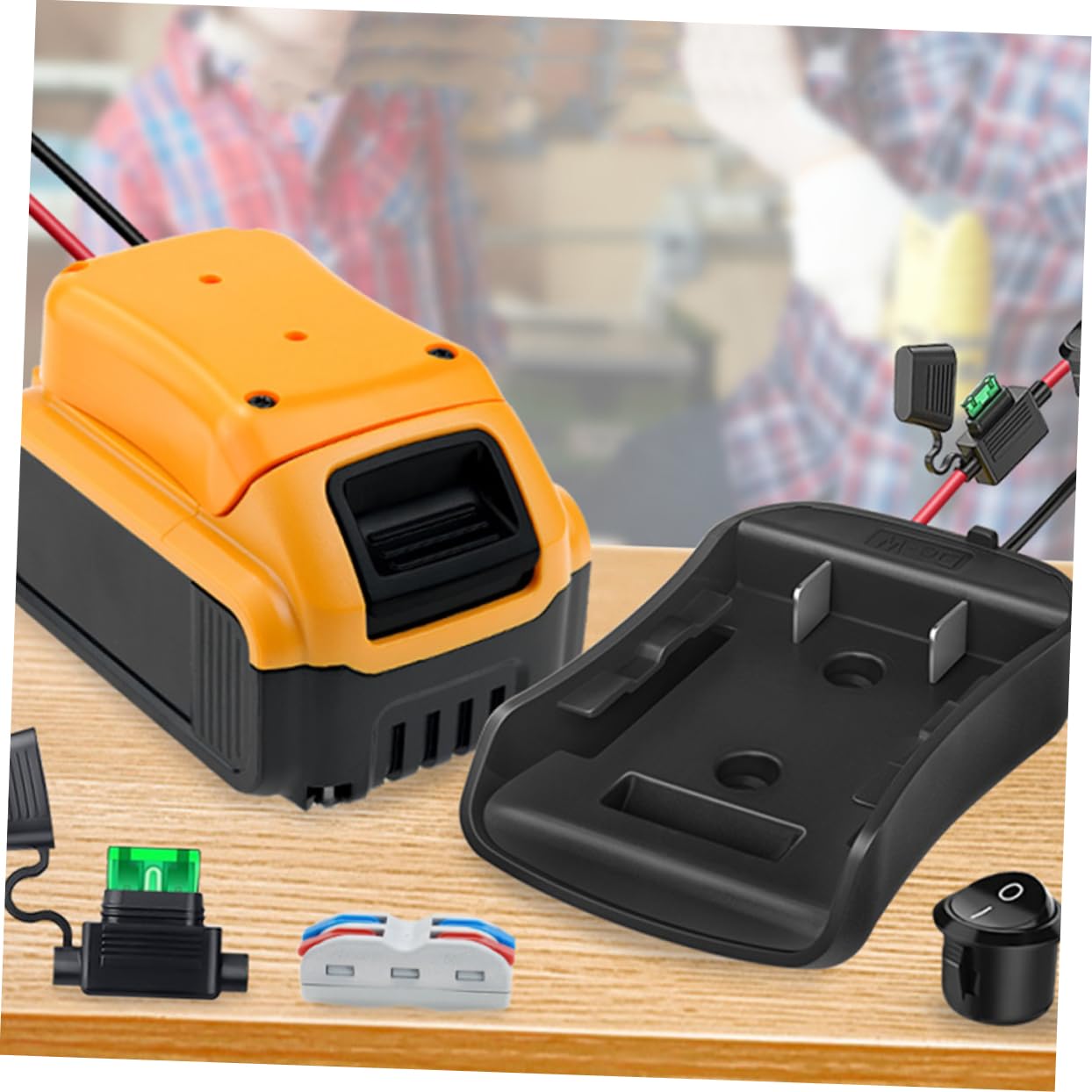 Hemobllo 3pezzi Adattatore Alimentazionper Giocattoli Rc Connettorper Batterie Compatibile Elettrici e Giocattoli Elettrici Per e