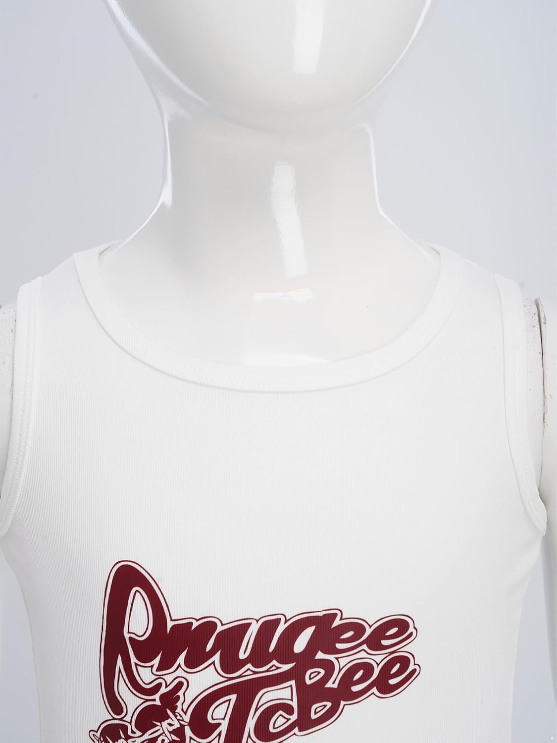 TTAO Tank Tops for Girls Summer Graphic Tank Tops Sleeveless Crewneck Shirts Athletic Dance Performance Top