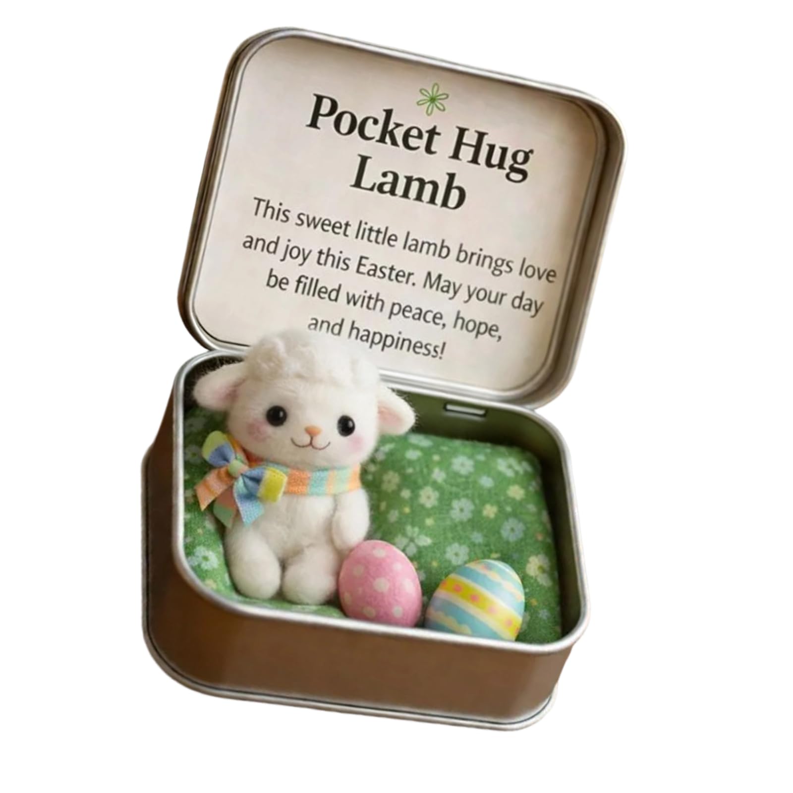ZEPFJHE Rabbits Embracing a Box Wonderful Easter Gift Holders and Desktop Decoration Items Easter Basket