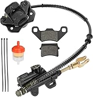 Vista 1 de FVRITO Conjunto de calibrar cilindro maestro del freno trasero para 50 cc, 70 cc, 90 cc, 110 cc, 125 cc Taotao Boulder B1 Coolster 3050HD 3050C